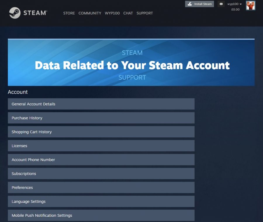 steam main
