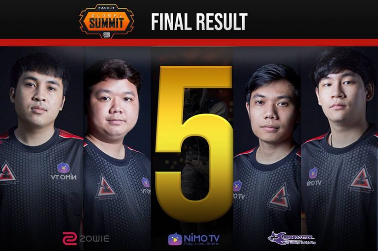 ทีม Armory Gaming จากประเทศไทย คว้าอันดับที่ 5 ในรายการ PUBG Faceit Global Summit