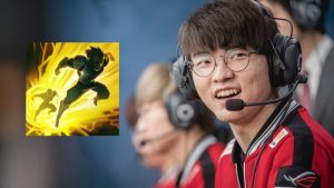“เค้าต้องเป็นเเรงค์ Silver เเน่ ๆ” Faker กล่าว เมื่อพบว่าศัตรูของเขาใช้ Flash ที่ปุ่ม D