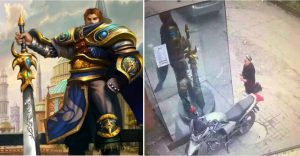คุณยายชาวจีนทำความเคารพรูปปั้น “Garen” เพราะคิดว่าเป็น “เทพเจ้ากวนอู”
