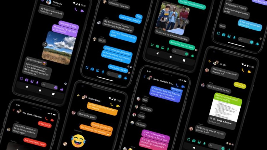 facebook messenger dark mode