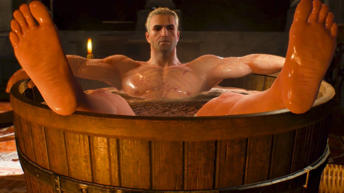อ่างอาบน้ำ Geralt ฉบับส่งตรงจากวิดีโอเกมวางจำหน่ายแล้ว 3 The Witcher 3