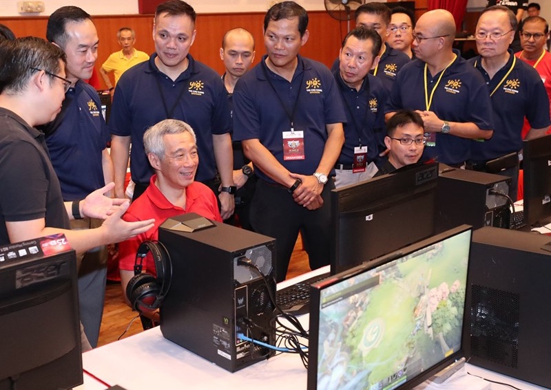 นายกมาเอง !! ผู้นำสิงคโปร์ลงเล่น Dota 2 ทดสอบความพร้อมสู่ SEA Game 2019 1 sg dota2 05