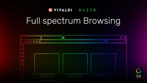 Razer จับมือ Vivaldi Browser สร้างระบบ Chroma Light ให้มีสีตรงกับเว็บไซต์ที่เข้าชม