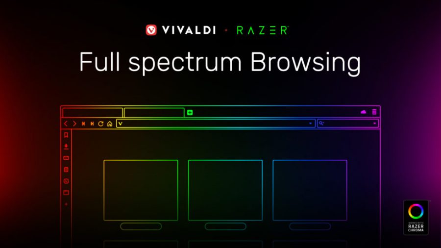 Razer จับมือ Vivaldi Browser สร้างระบบ Chroma Light ให้มีสีตรงกับเว็บไซต์ที่เข้าชม 1 vivaldi razer