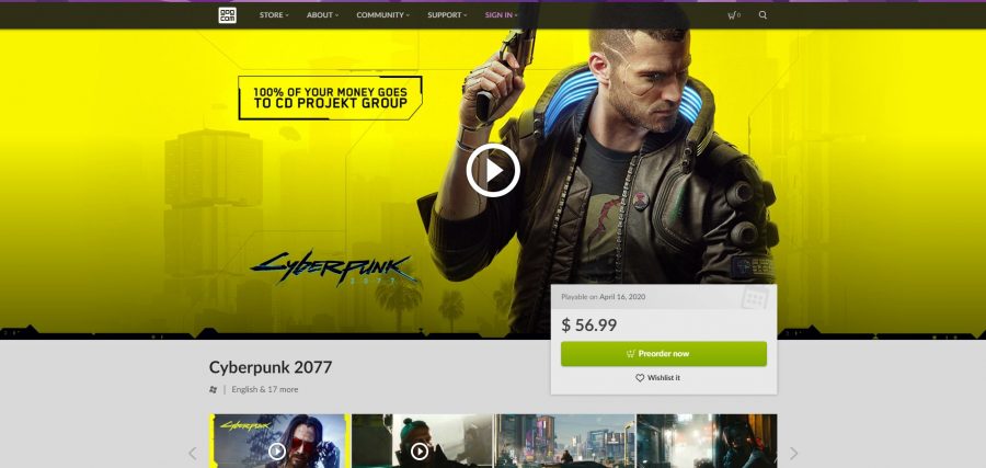 ยอดขายของเกม Cyberpunk 2077 บน PC 1 ใน 3 มาจาก GOG 3 cyberounk 2077