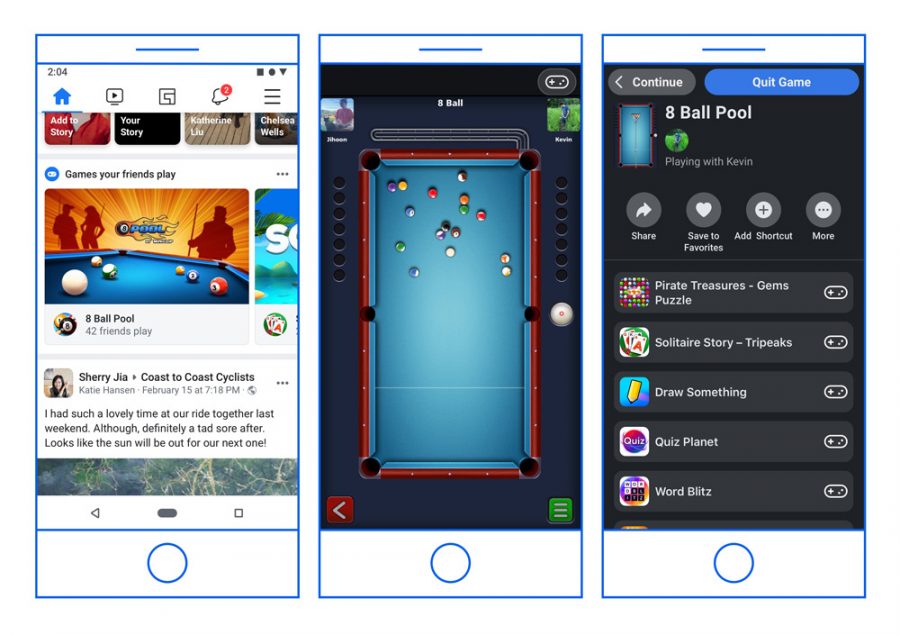 facebook iinstant games