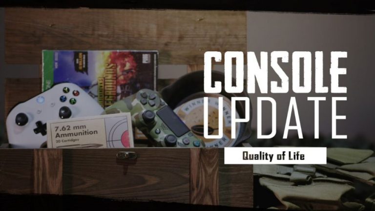 PUBG Corp. ปล่อยวิดีโอเกี่ยวกับการเปลี่ยนแปลงด้านความสะดวกสบาย ในเวอร์ชั่นคอนโซล
