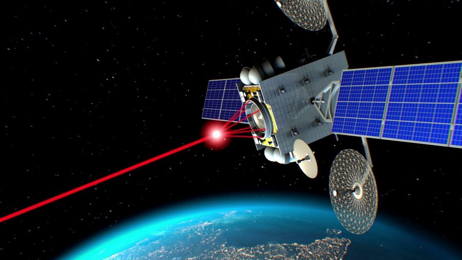 space laser weapon