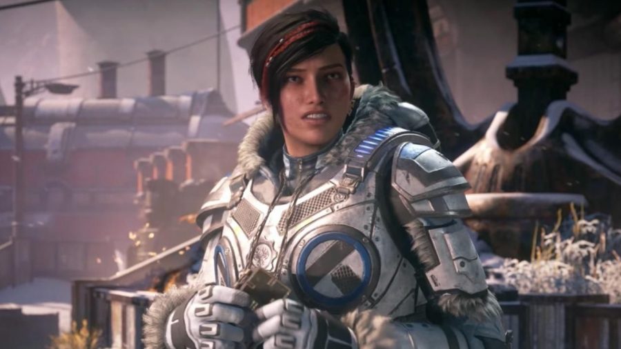 ธงสัญลักษณ์ LGBTQ โบกสะบัดในโหมด Multiplayer ของเกม GEARS 5