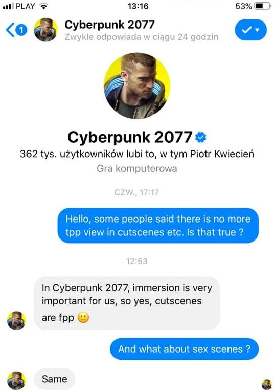 cyberpunk 2077 first person