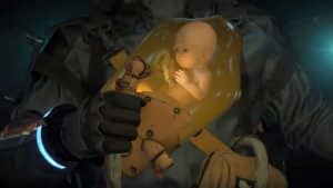 Bridge Baby ในเกม Death Stranding สามารถพูดกับผู้เล่นผ่านทางจอย PS4 ได้