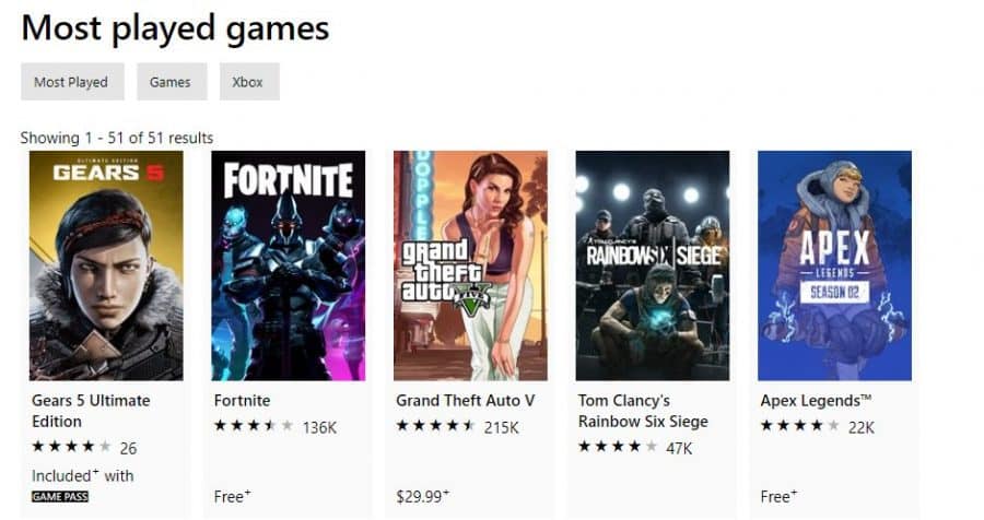 gears 5 xbox live