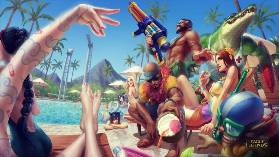 league of legends pool party