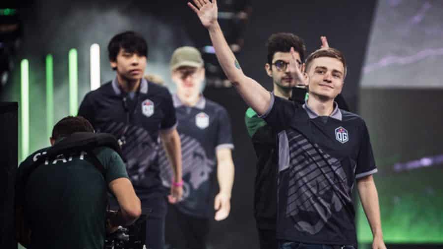 og dota 2 the international 2019 ti9 ti8 2018 champions grand finals roster