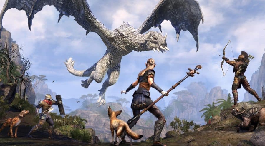 elder scrolls online slay dragon