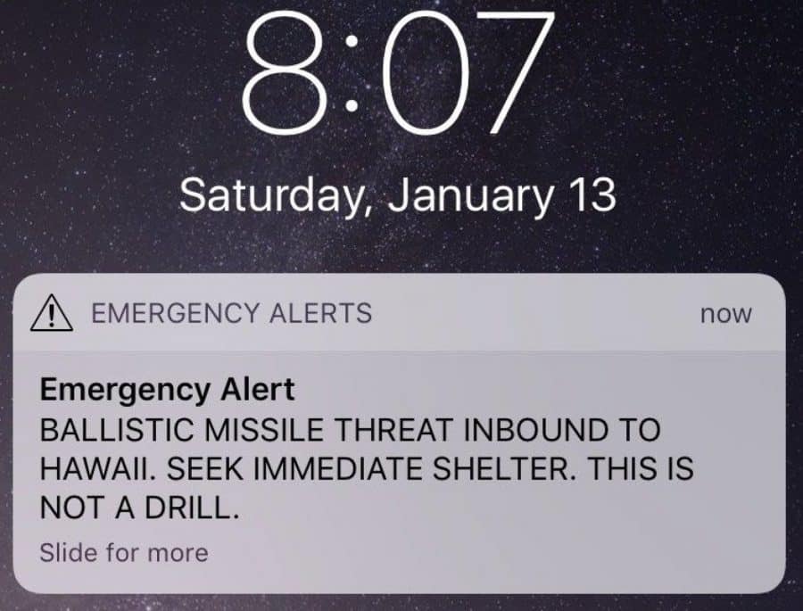 false alarm