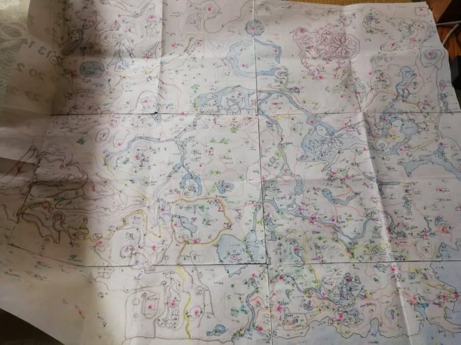 zelda botw hand drawn map oct202019 2