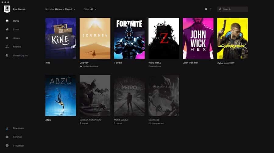 Epic Games Store รองรับการใช้ภาษาไทยแล้ววันนี้ และเตรียมเพิ่มโชว์คะแนนรีวิวเกมจาก OpenCritic กับ Wishlist 3 Epic Games Store