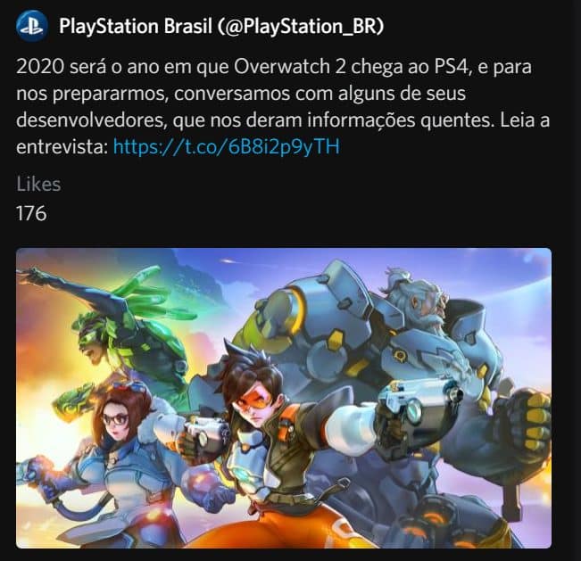 ลือ ! PlayStation Brasil เผย Overwatch 2 วางจำหน่ายผ่าน PS4 ในปี 2020 2 Overwatch 2