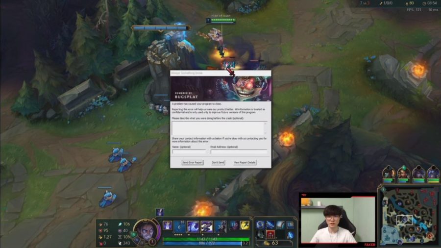 faker bug splat league of legends