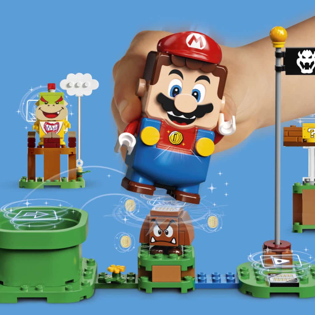 Lego จับมือ Nintendo เตรียมวางจำหน่ายชุดตัวต่อจากเกม Super Mario ในเร็ว ๆ นี้ 1 LEGO Super Mario blue