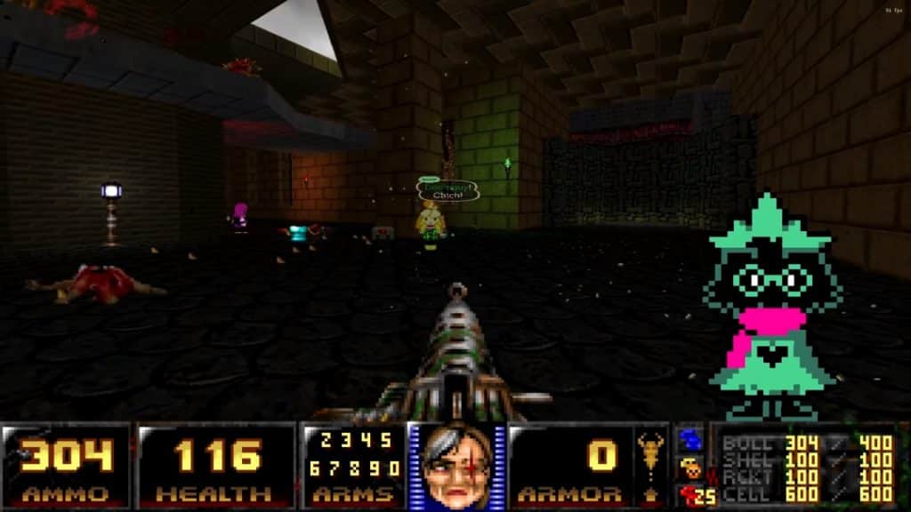 Isabelle จาก Animal Crossing แท็กทีม Doomguy ไล่กระทืบปีศาจในม็อดของ DOOM 2 1 Screenshot 6 7
