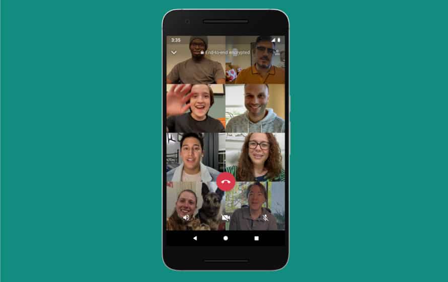Facebook เปิดตัว Messenger Rooms โปรแกรมประชุมสายระยะไกล เพื่อแข่งขันกับ Zoom 2 WA GroupCalls Colored