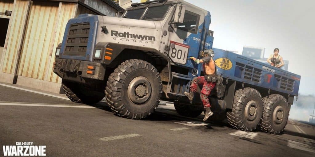 call of duty warzone truck