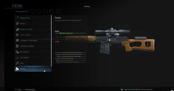 รวม Perk ของอาวุธทั้งหมด ใน Call of Duty: Warzone 13 cod modern warfare focus