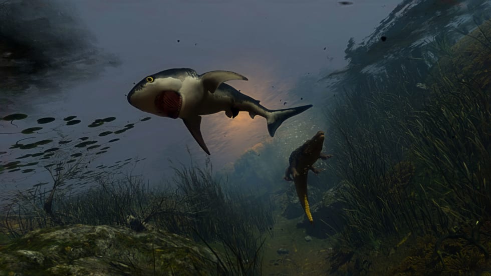 สวมบทฉลามไล่กินคนในเกมโลกเปิดและเรียนรู้ระบบเบื้องต้นของเกม Man Eater 2 1 1