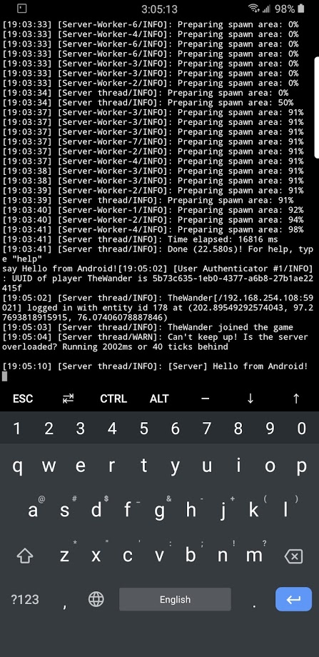 เกมเมอร์ค้นพบ ! สามารถใช้มือถือ Android สร้างเซิร์ฟเวอร์ Minecraft ได้แล้ว 4 Minecraft 2