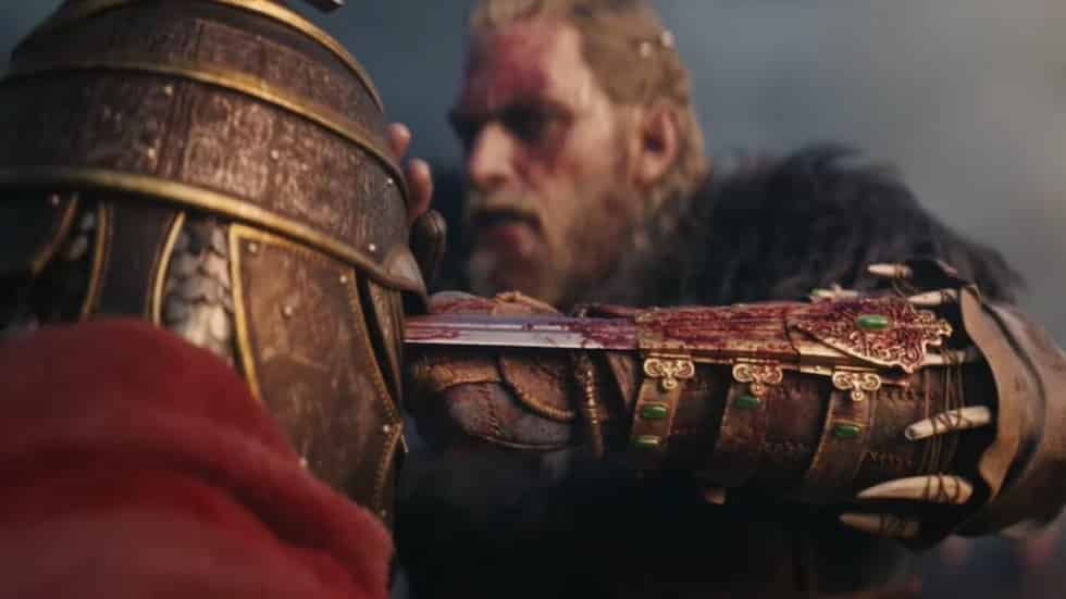 Assassin’s Creed Valhalla อาจจะมีเนื้อหาฉากเปลือยร่างกายผู้หญิง และใช้สิ่งของคล้ายสารเสพติด 1 assassins creed valhalla hidden blade