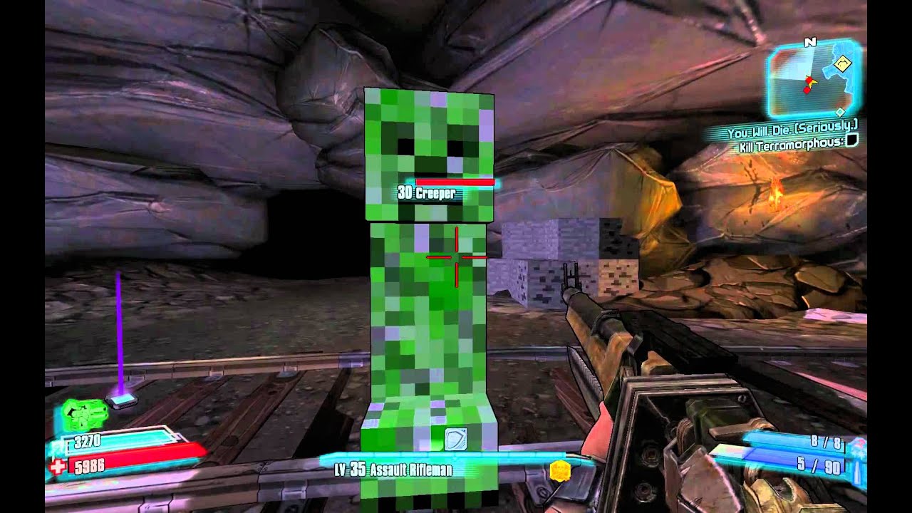 7 การ Crossover ตัวละครสุดประหลาด เหมือนหลงเข้ามาผิดเกม 7 Creeper