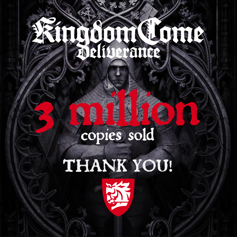 Kingdom Come: Deliverance ขายได้เกิน 3 ล้านชุดทั่วโลกแล้ว 2 Kingdom Come Deliverance 06 16 20 Sales