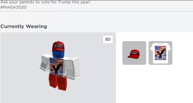 ผู้เล่น Roblox หลายคนถูกแฮ็กเกอร์ป่วน ด้วยการเปลี่ยนข้อความโปรไฟล์ เชิญชวนให้โหวตเลือกตั้งโดนัลด์ ทรัมป์ 1