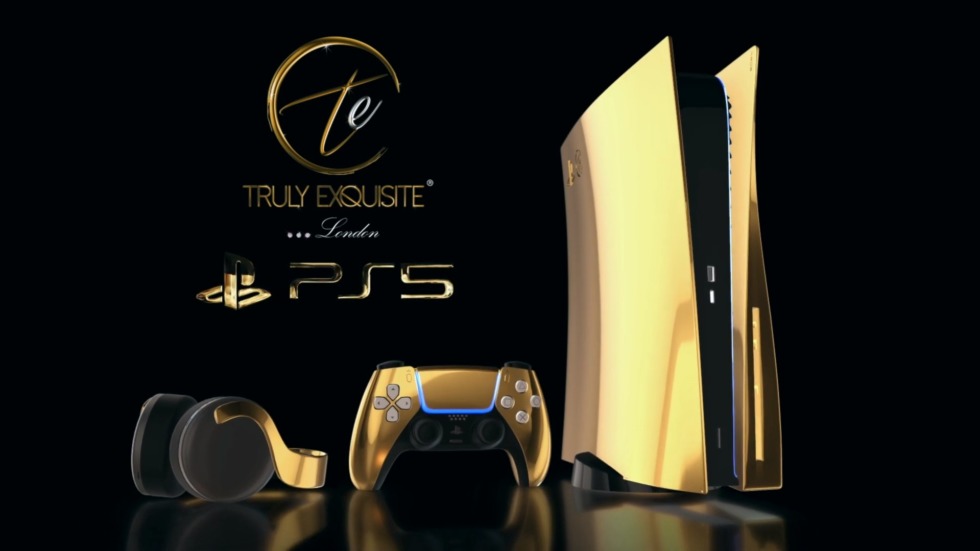 เครื่องเกมสุลต่านสไตล์ ! เปิดตัว PS5 ชุบทองคำ 24 กะรัต โดย Truly Exquisite 1 Screenshot 5 5