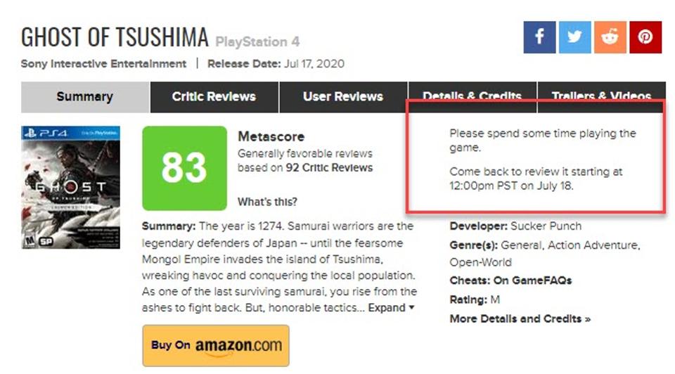 เว็บไซต์ Metacritic ปรับระบบการรีวิวใหม่ รีวิวจากผู้ใช้งานต้องรอ 36 ชั่วโมงหลังเกมออกก่อนลงเว็บไซต์ 2 metacritic 01