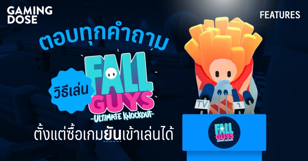 ตอบทุกคำถาม วิธีเล่น Fall Guys ตั้งแต่ซื้อเกมยันเข้าเล่นได้