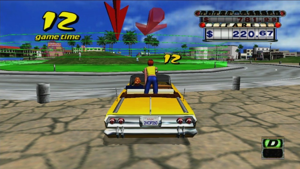 Crazy Taxi ตำนานเกมขับแท็กซี่ด่วนนรก ที่มาพร้อมระบบ Stunt สุดเร้าใจ 7 Crazy Taxi 2