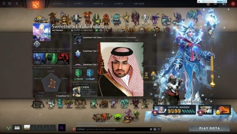 เจ้าชายซาอุฯ ทรงเติม Dota 2 Battle Pass ถึง Lv.100,000 แล้ว 3 เจ้าชายซาอุฯ ทรงเติม Dota 2 Battle Pass ถึง Lv.100,000 แล้ว
