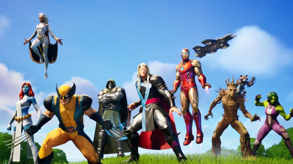 Fortnite Chapter 2 Season 4 Marvel heroes 1