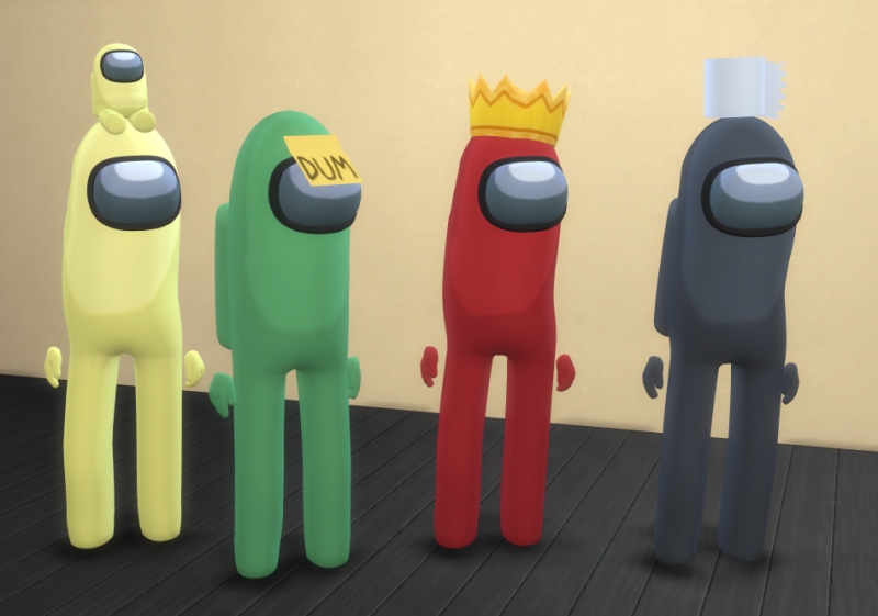 หนึ่งในชาวซิมส์พวกนี้ต้องเป็น Imposter! พบกับ Mod Among Us ใน The Sims 4 ที่เปลี่ยนชาวซิมส์ให้กลายเป็นลูกเรือหลากสีสัน 2 the sims among us 1