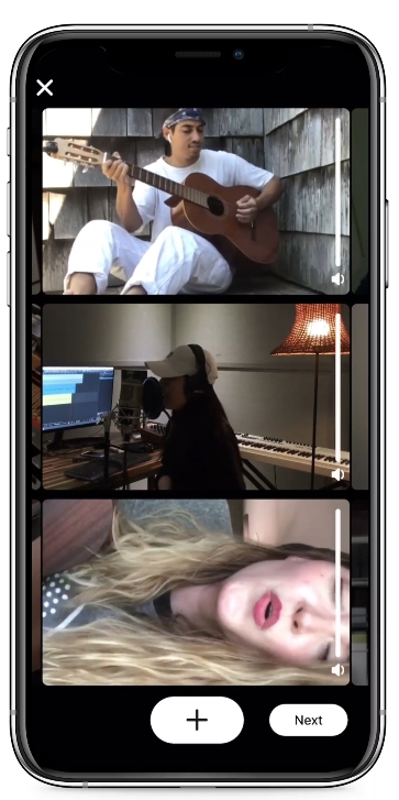 Facebook เปิดตัว Collab แหล่งโซเชียลใหม่ ผู้ใช้สามารถอัปโหลดคลิปเล่นดนตรี ให้คนอื่นนำคลิปเพลงไปตัดต่อ Sync ได้ 2 Collab 2