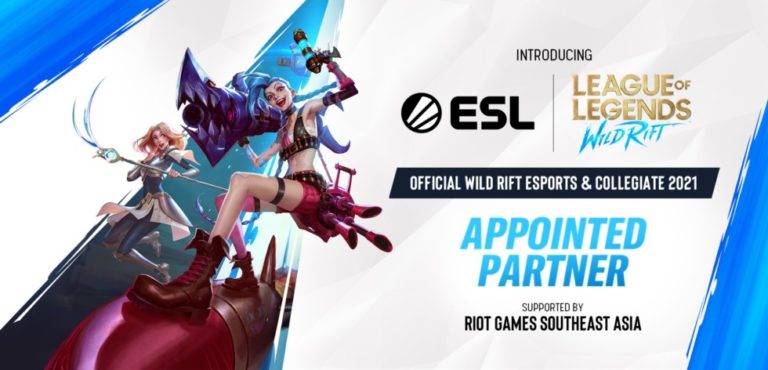 ESL จับมือ League of Legends: Wild Rift เป็นพาร์ทเนอร์จัดงานแข่งขันของไทยตลอดปี 2021