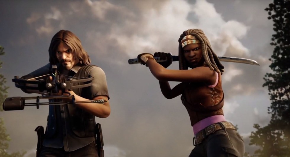 Daryl และ Michonne จาก The Walking Dead เข้าร่วมแจมในเกม Fortnite 1 The Walking Dead Fortnite Skins