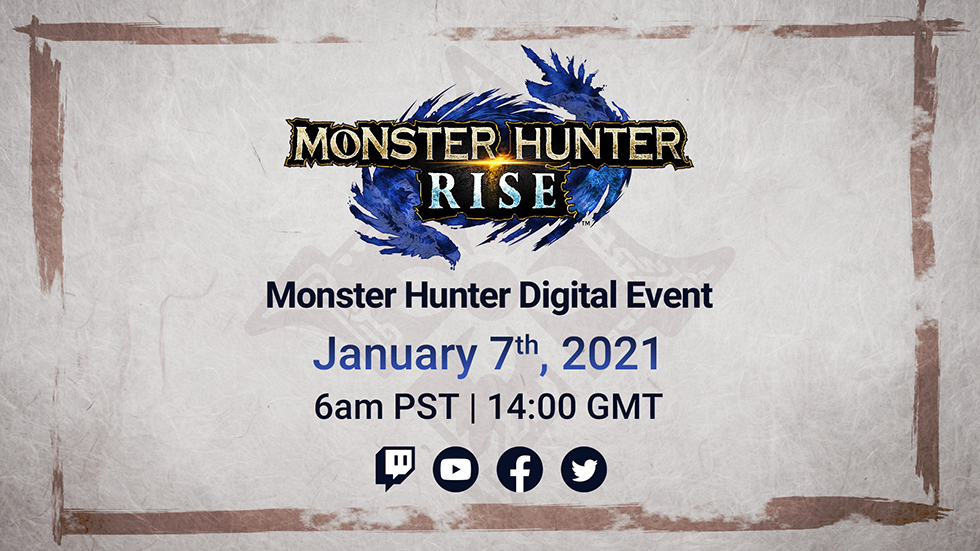 Monster Hunter Rise เตรียมจัดอีเวนต์พิเศษในวันที่ 7 มกราคมนี้ จ่อประกาศวันเปิดเดโม และตัวอย่างใหม่ ๆ ของเกม 1 mhriseevent