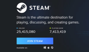 Steam ทุบสถิติใหม่อีกครั้ง มียอดผู้ใช้งานพร้อมกัน 25.4 ล้านคน สูงที่สุดในประวัติศาสตร์