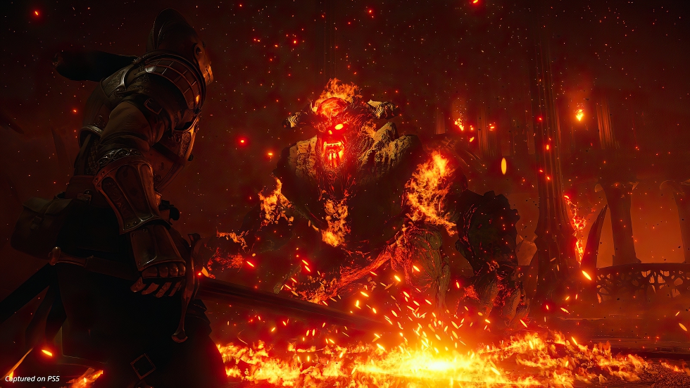 วิธีปราบบอส Demon's Souls : Flamelurker (ปิศาจเพลิงแฝงกาย) 2 flamelurker