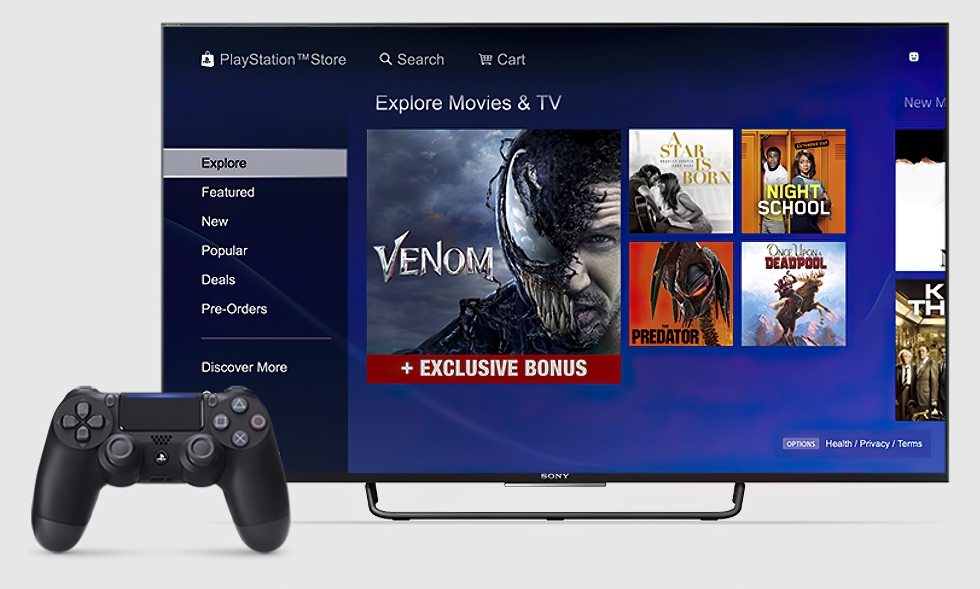 sony store movie end